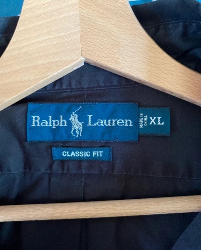 Chemise noire Ralph Lauren XL - photo numéro 2