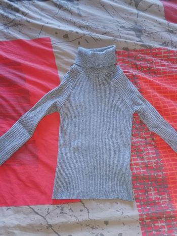 Pull col roulé