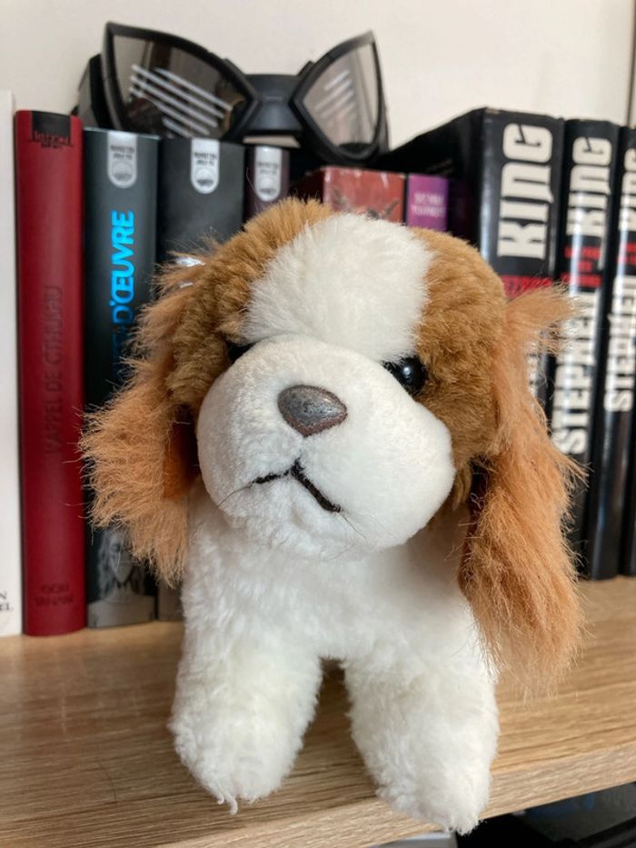 Petite peluche de chien vintage