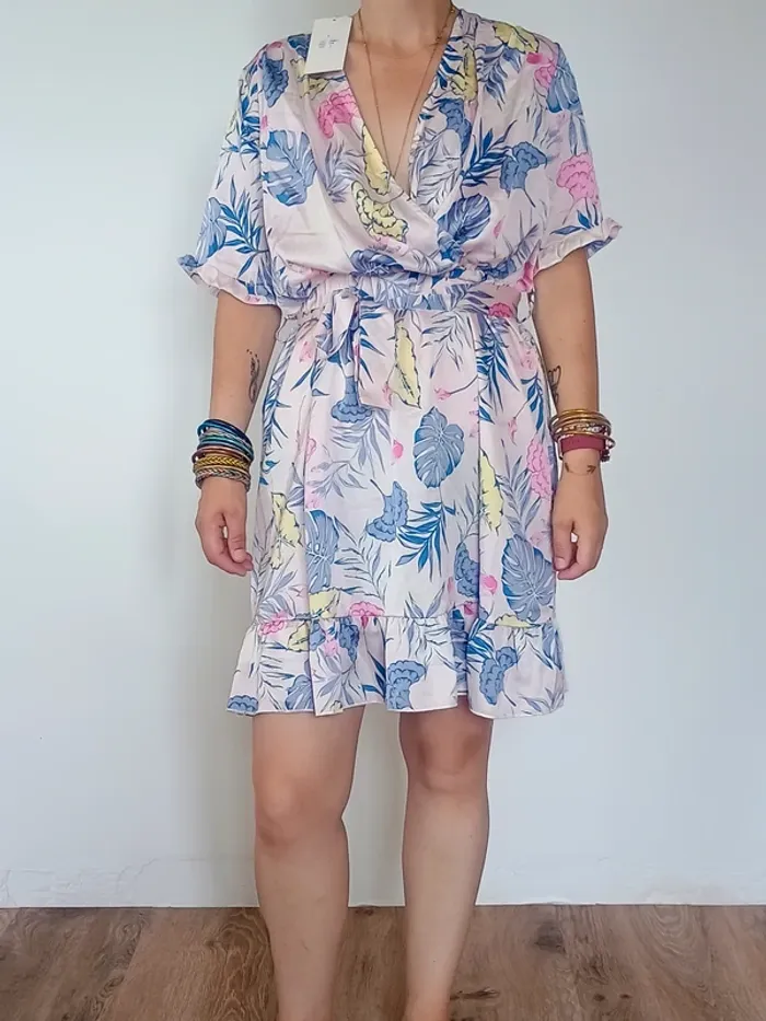 robe fleurie neuve L