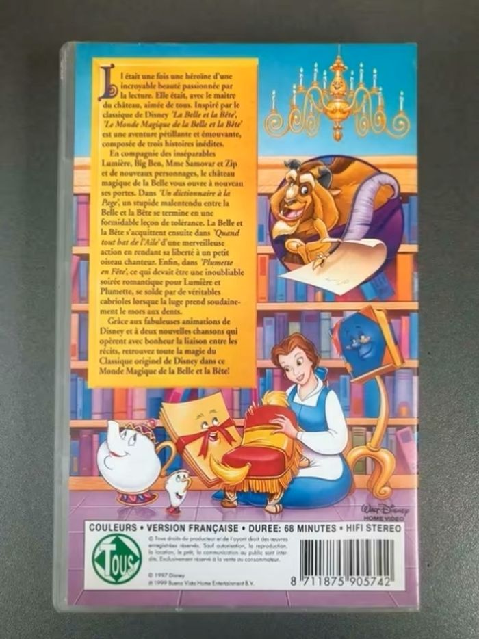 VHS Le monde magique de la Belle et la Bête - photo numéro 3