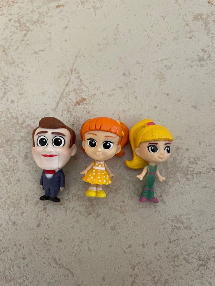 3 figurines Toy Story (Benson, Gabby Gabby, Barbie)
