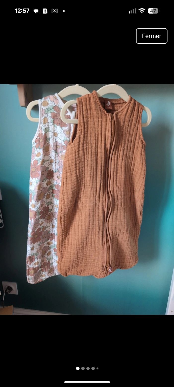 Lot de deux turbulettes / gigoteuses Jollein - photo numéro 2