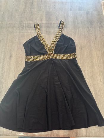 Haut de maillot/robe maillot noir
