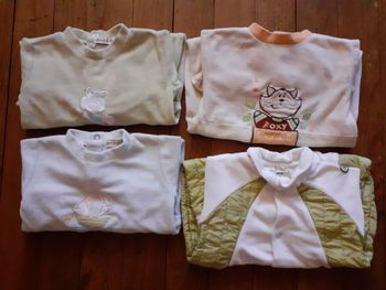 Lot 4 grenouillères - Catimini, Tout Simplement, Grain de Blé