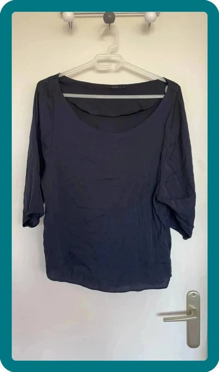 Blouse marine noir