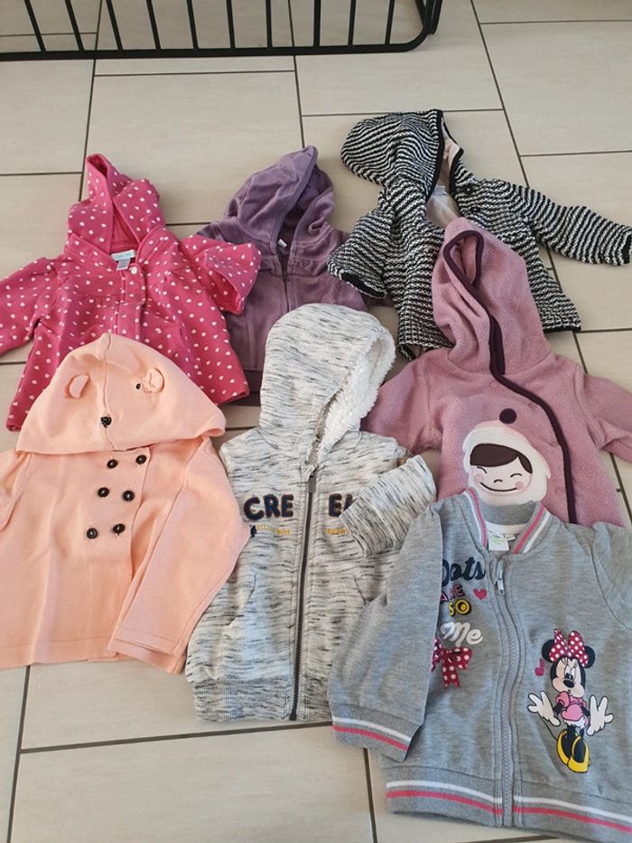 Lot de 7 vestes/blousons