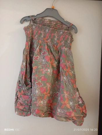Robe fleury