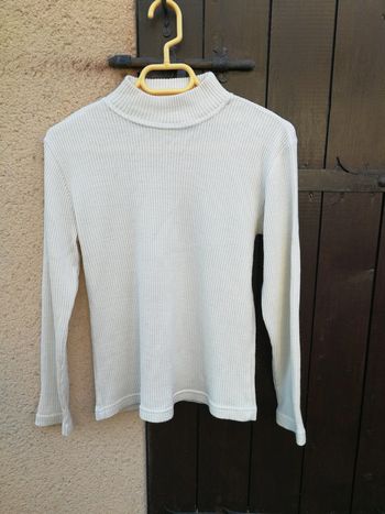 Pull écru en acrylique pour femme Daxon