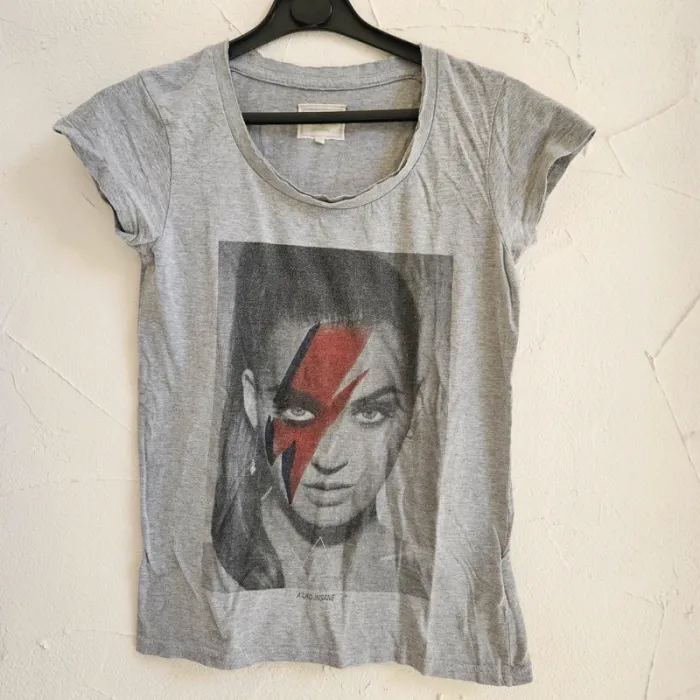 T-shirt gris Life is a joke