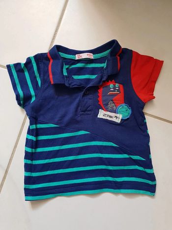 T-shirt manches courtes DPAM 9 mois 71 cm