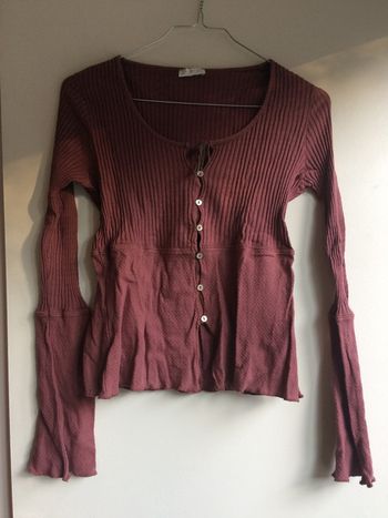 Pull léger mauve