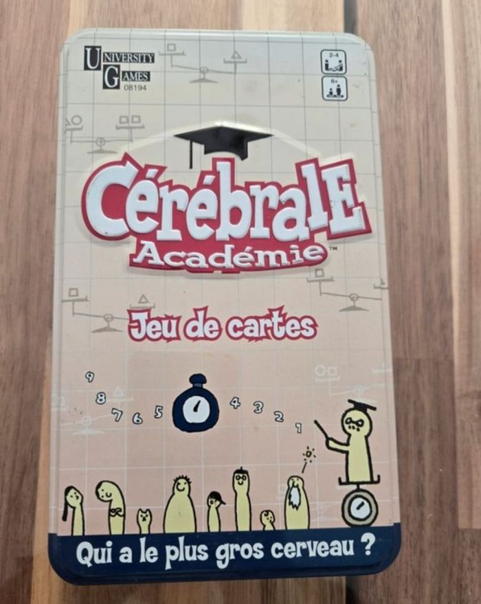 Jeu de cartes " cérébrale académie "