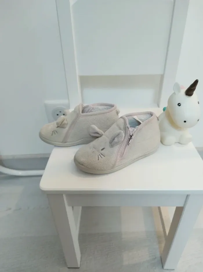 Chaussons chaud fille T 24 kiabi - photo numéro 3