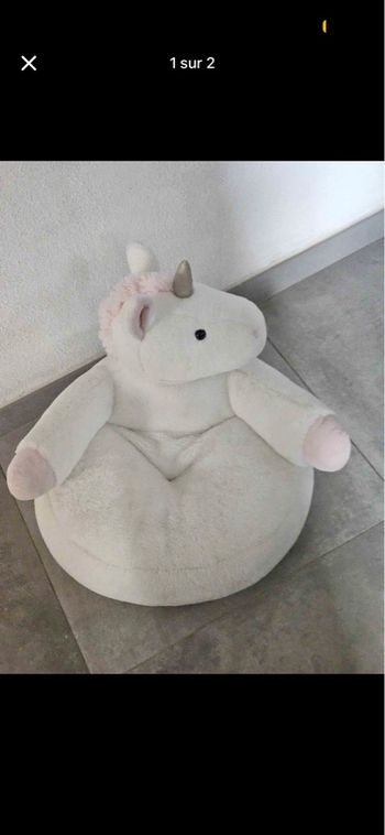 Pouf licorne 