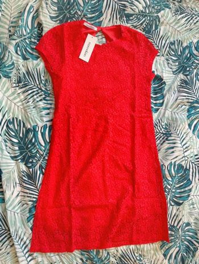 Robe d’été taille 2 corail Manoukian neuve - photo numéro 11