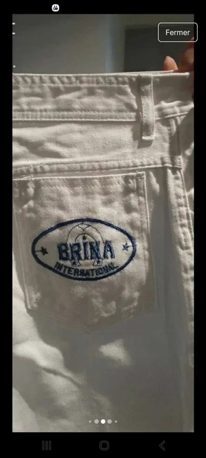 Jeans blanc taille 40 - photo numéro 5