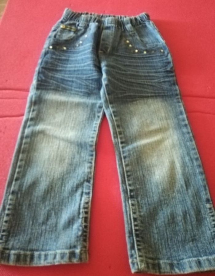 Pantalon jeans fille 18 mois - photo numéro 3