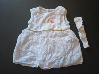 Robe avec bandeau 3mois