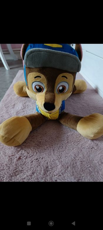 Grande peluche chase pat patrouille