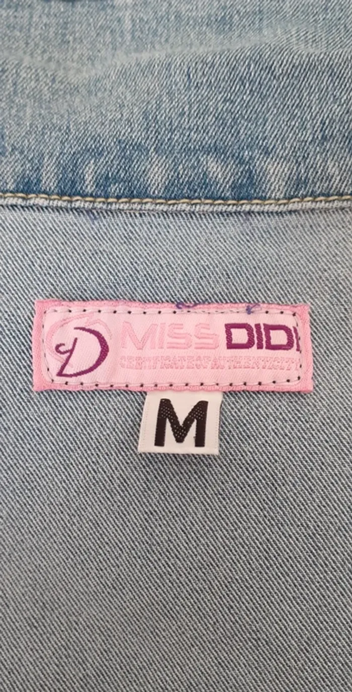 Jolie veste en jean délavée - photo numéro 10