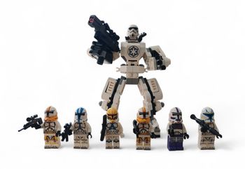 Lego compatible-Robot Stormtrooper Star Wars avec Figurine inclus+6Figurines Stormtrooper
