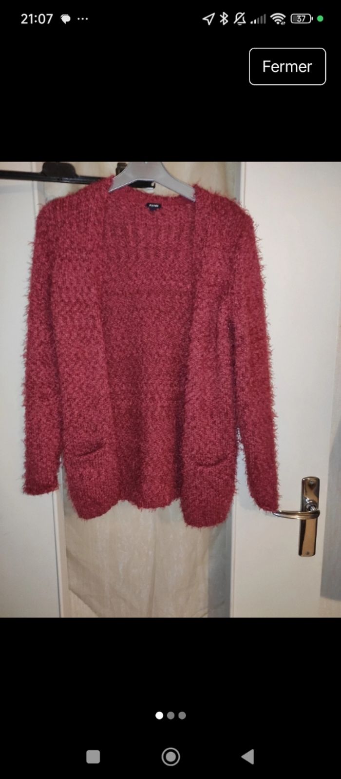 Veste Gilet framboise