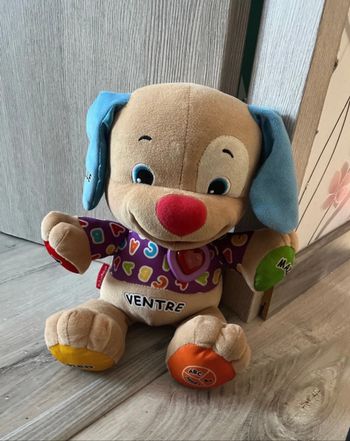 Peluche interactive chien
