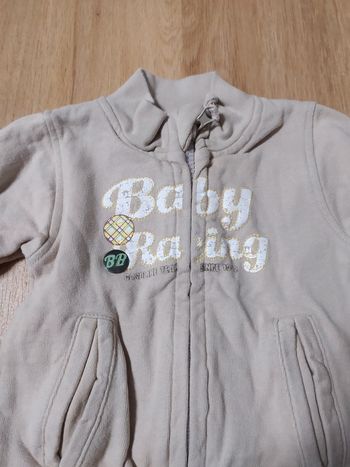 Sweat zippé chaud Tape à l'oeil 6 mois