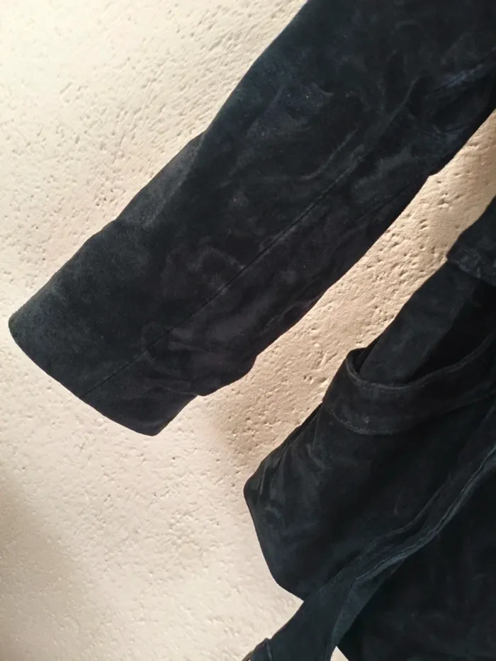 Manteau en cuir - vintage dressing - taille 42 - photo numéro 8