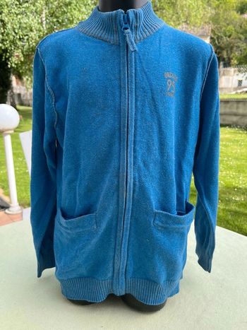 Gilet orchestra taille 8 ans bleu gris