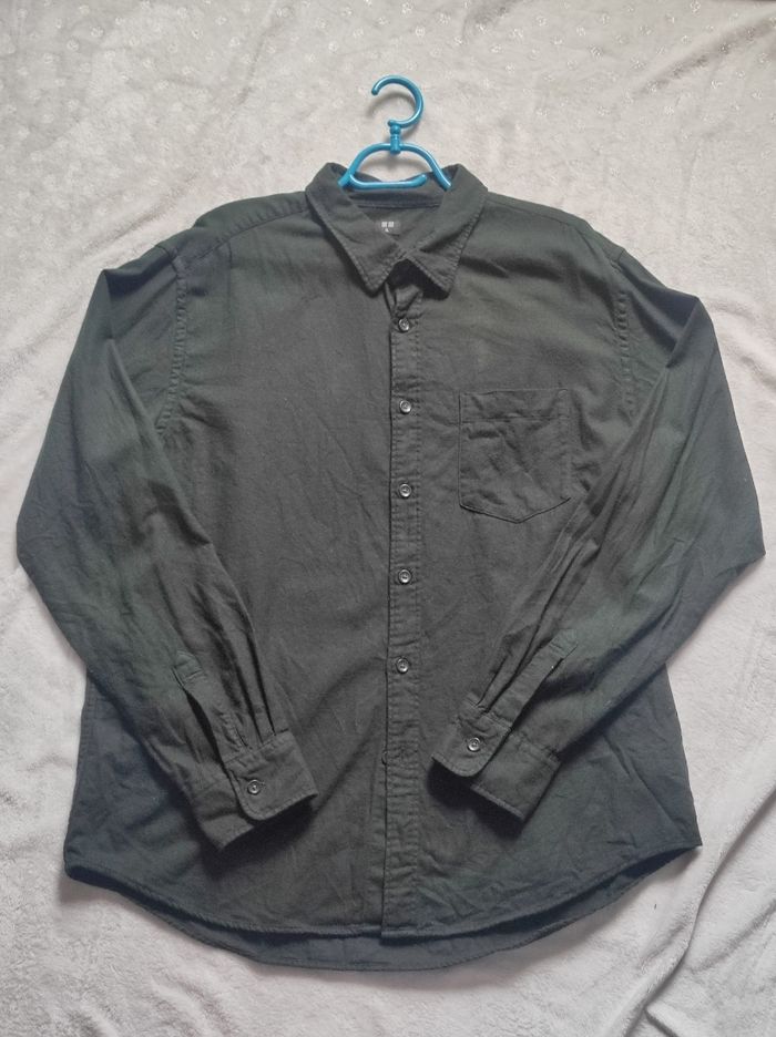 Chemise vert coton taille XL - photo numéro 2