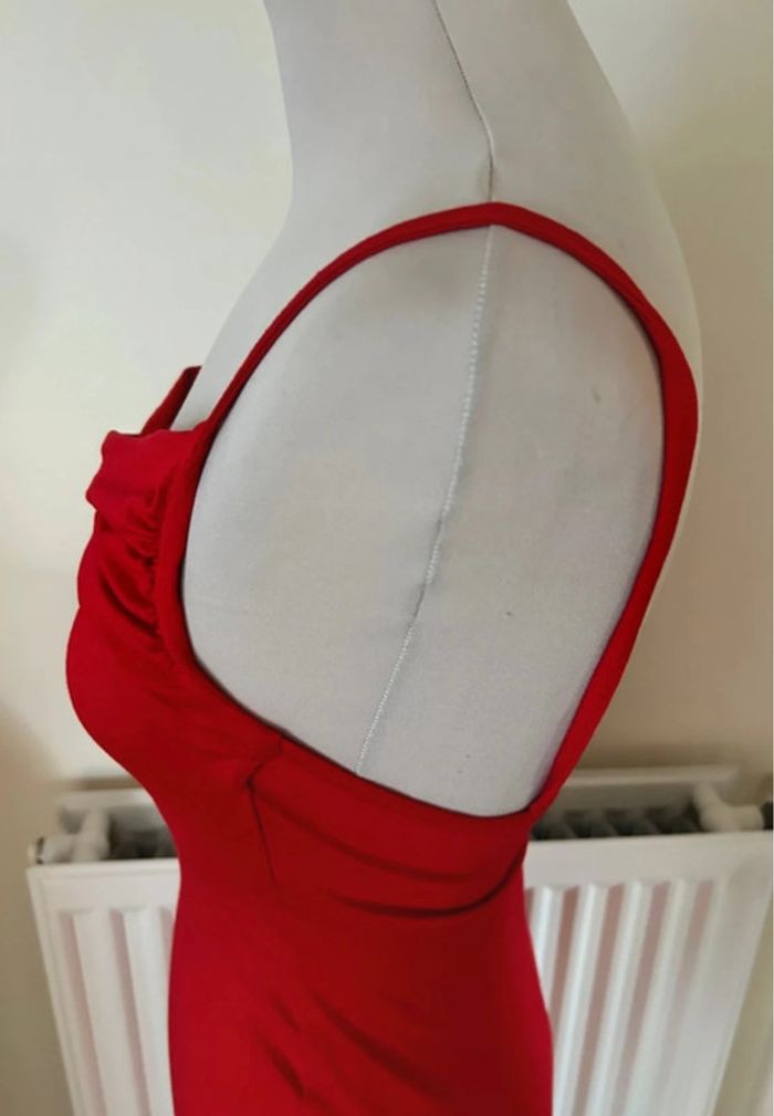 Robe à bretelles, rouge, Asos - photo numéro 6