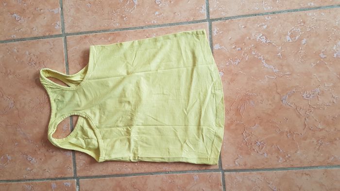 Débardeur fille 5 ans (110-113 cm) jaune Kiabi - photo numéro 4
