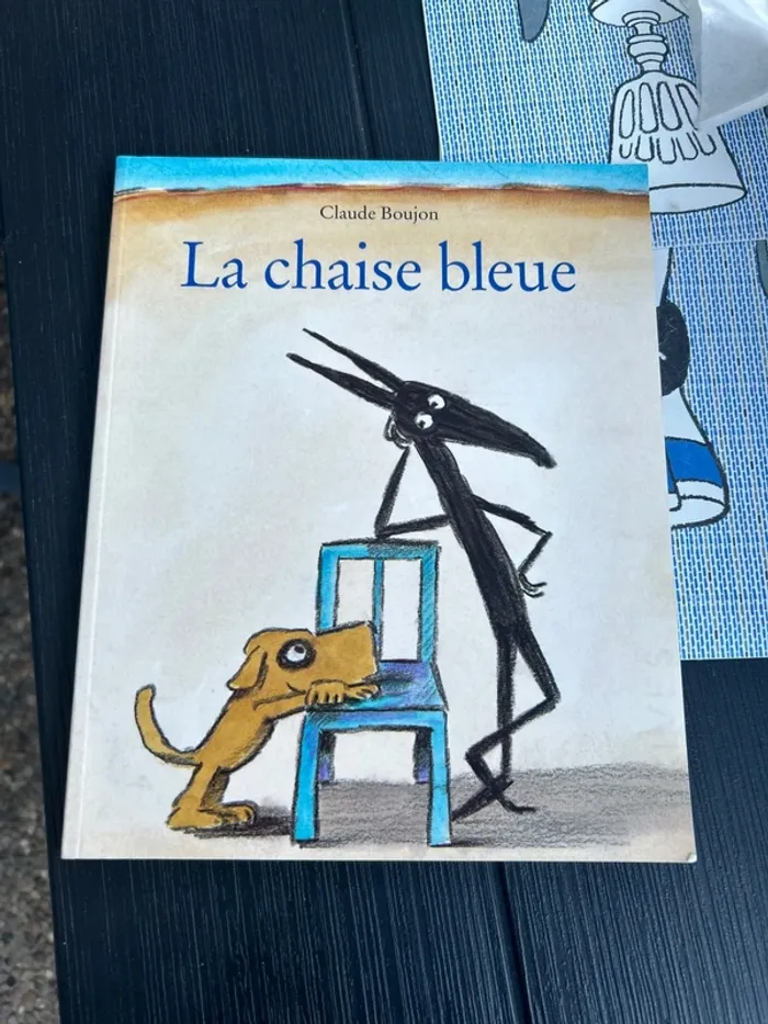 La chaise bleue