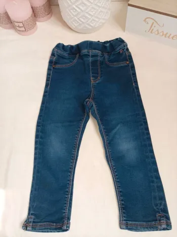 Jean slim bleu Obaïbi fille 24 mois 86 cm