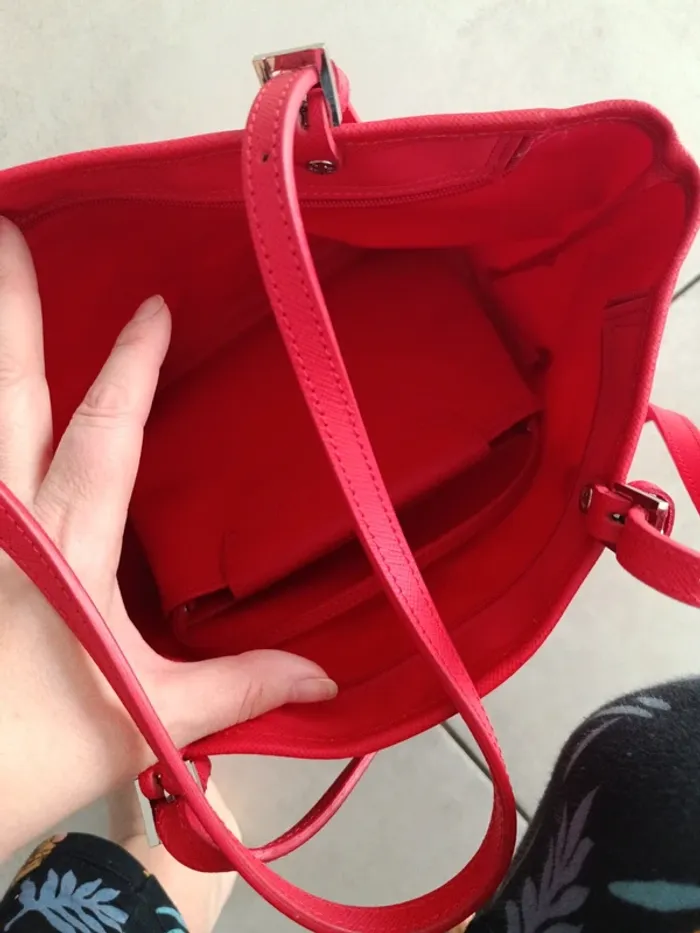 Sac Lancaster rouge femme - photo numéro 4