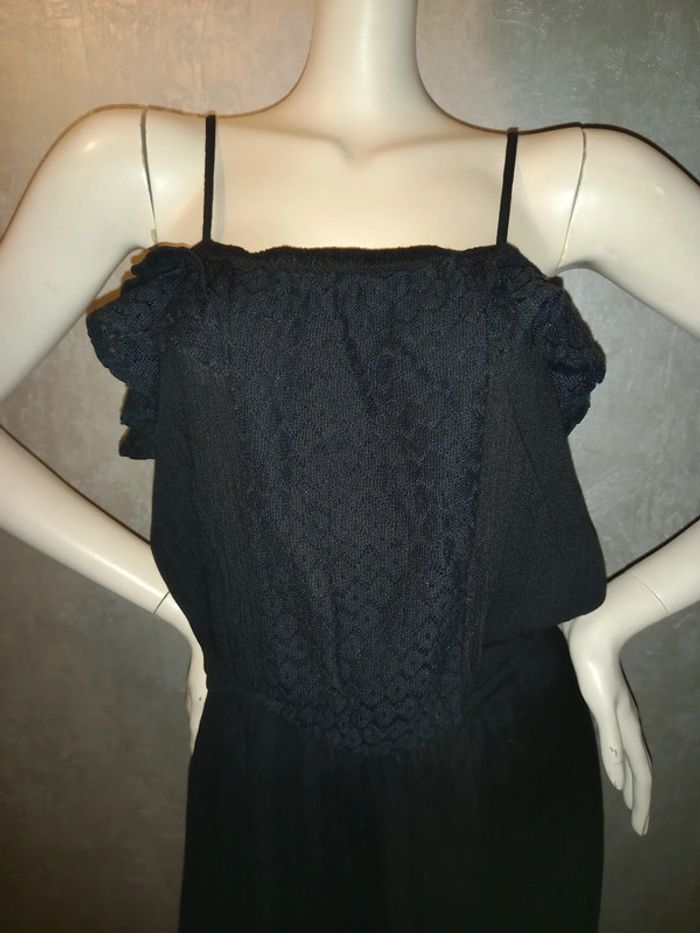 combinaison à bretelle noire miss liberto taille 42 - photo numéro 2