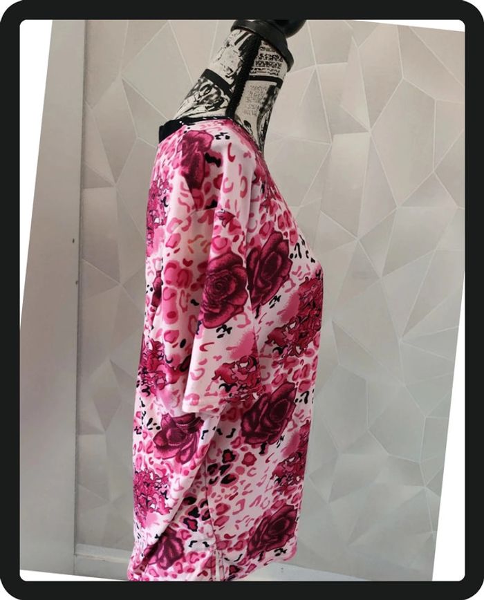 T shirt  a fleurs - photo numéro 2