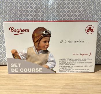 Pack "Set de Course" Lunettes + Casque en Cuir Baghera