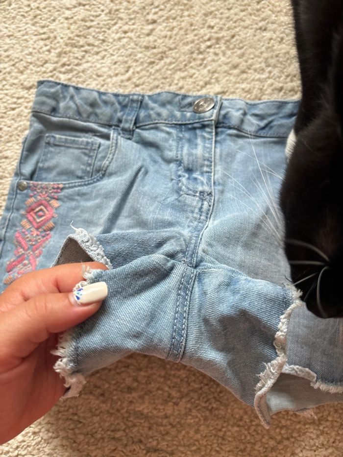 short en jean taille 12 ans - photo numéro 4