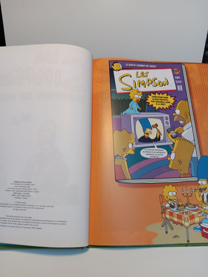 Livre Bande dessinée les Simpson Camping en délire - photo numéro 4