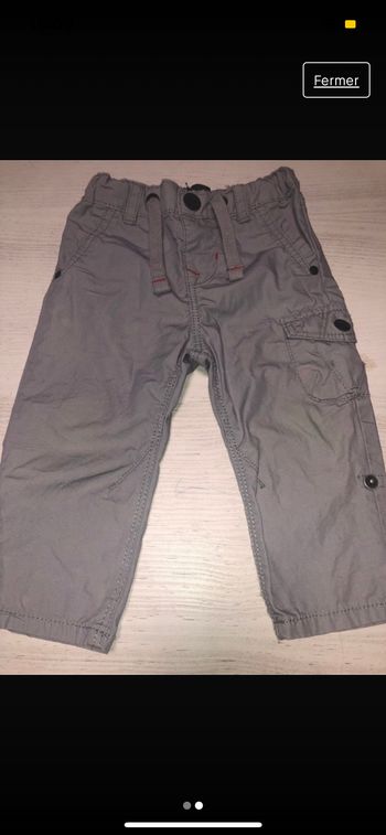 Pantalon fin 12 Mois