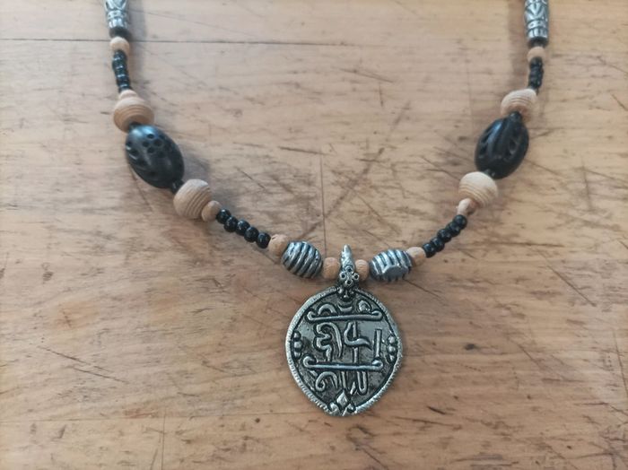 Collier bois et métal - photo numéro 2