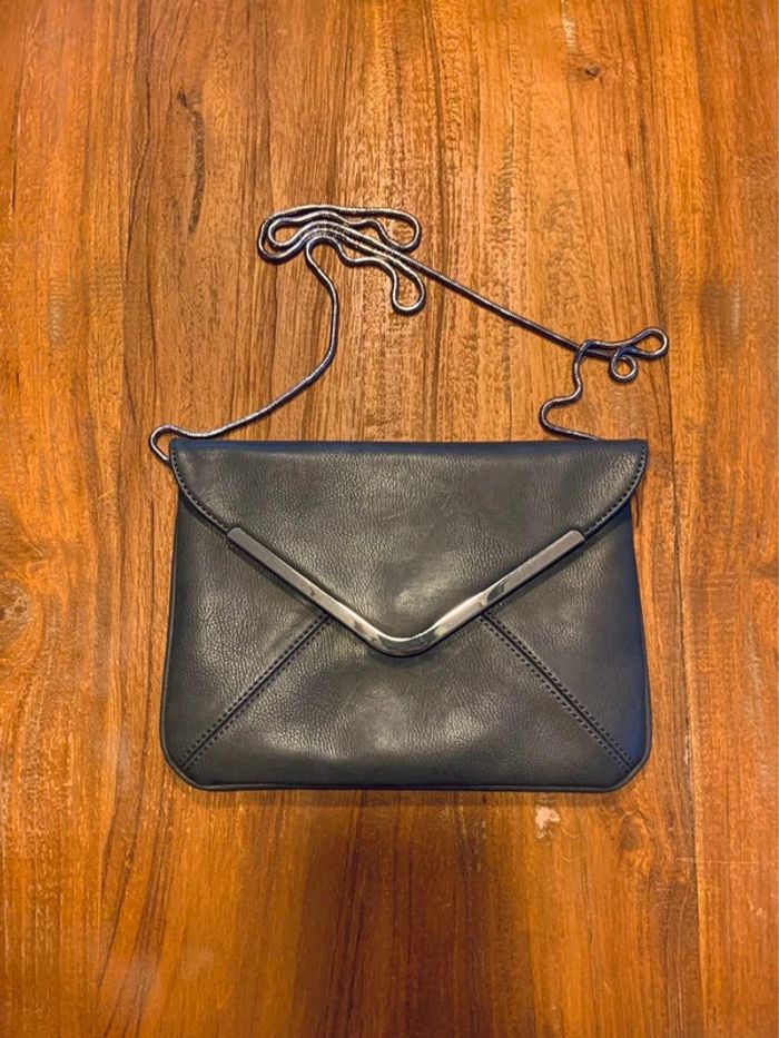 Sac pochette main ou épaule ONLY gris