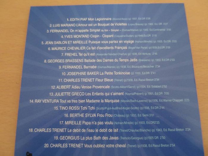 Coffret CD Neuf Chanson Française - photo numéro 8