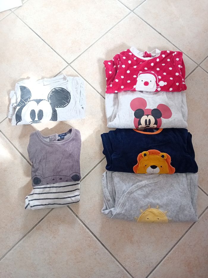 6 pyjamas 12 mois