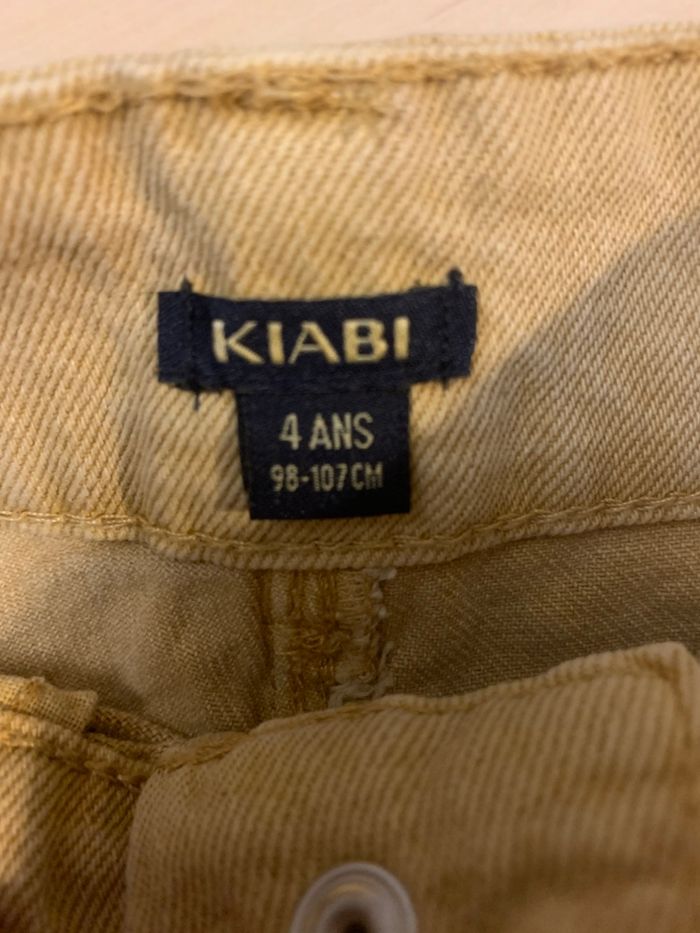 Jeans moutarde large Kiabi - photo numéro 2