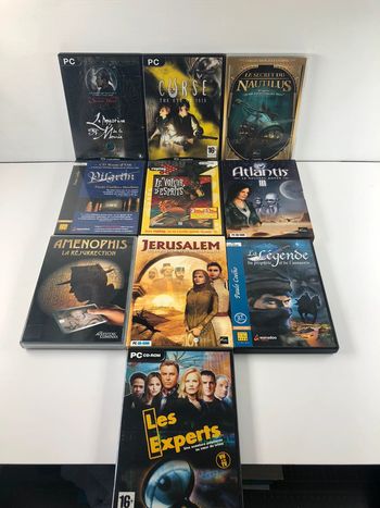 Lot de jeux rétro PC ou à l’unité (4€)