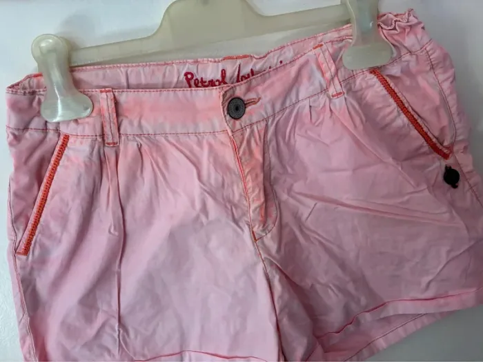 Short jeans rose effet délavé, taille 164 (14 ans), Petrol Industries. - photo numéro 3